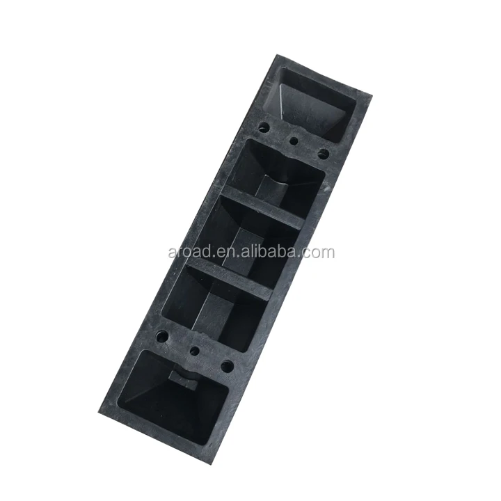 560x160x100mm   Rubber Parking Lot Car Stopper Rubber Wheel Stopper
