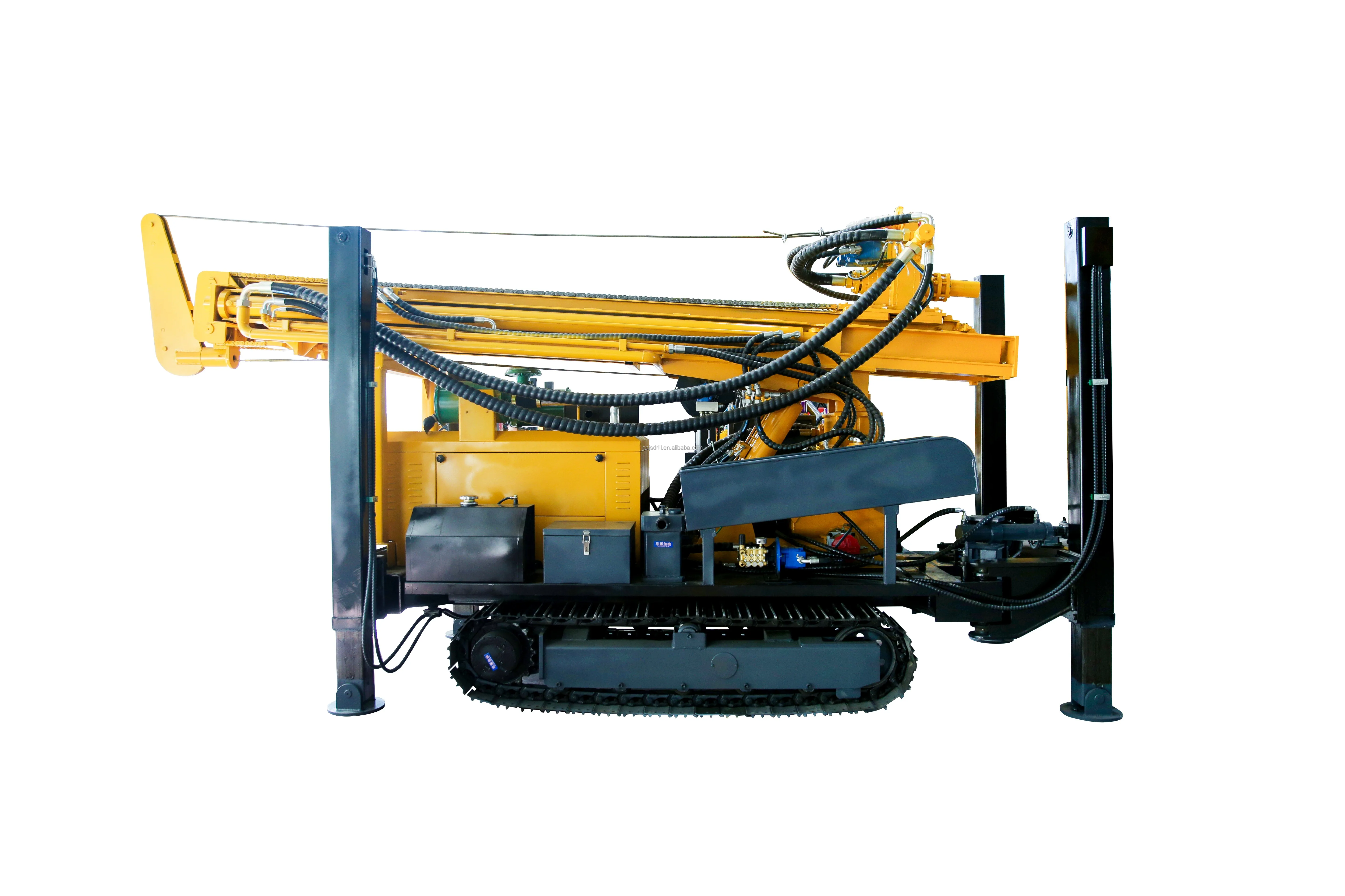 300m Water Well Drilling Rig with Steel Crawler Belt For Sale