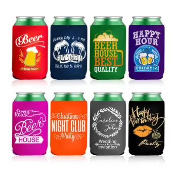 Sublimation Blank Stubby Coolers Insulated Neoprene Beer Stubby Coolers ...