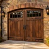 Wooden Carriage House Garage Door