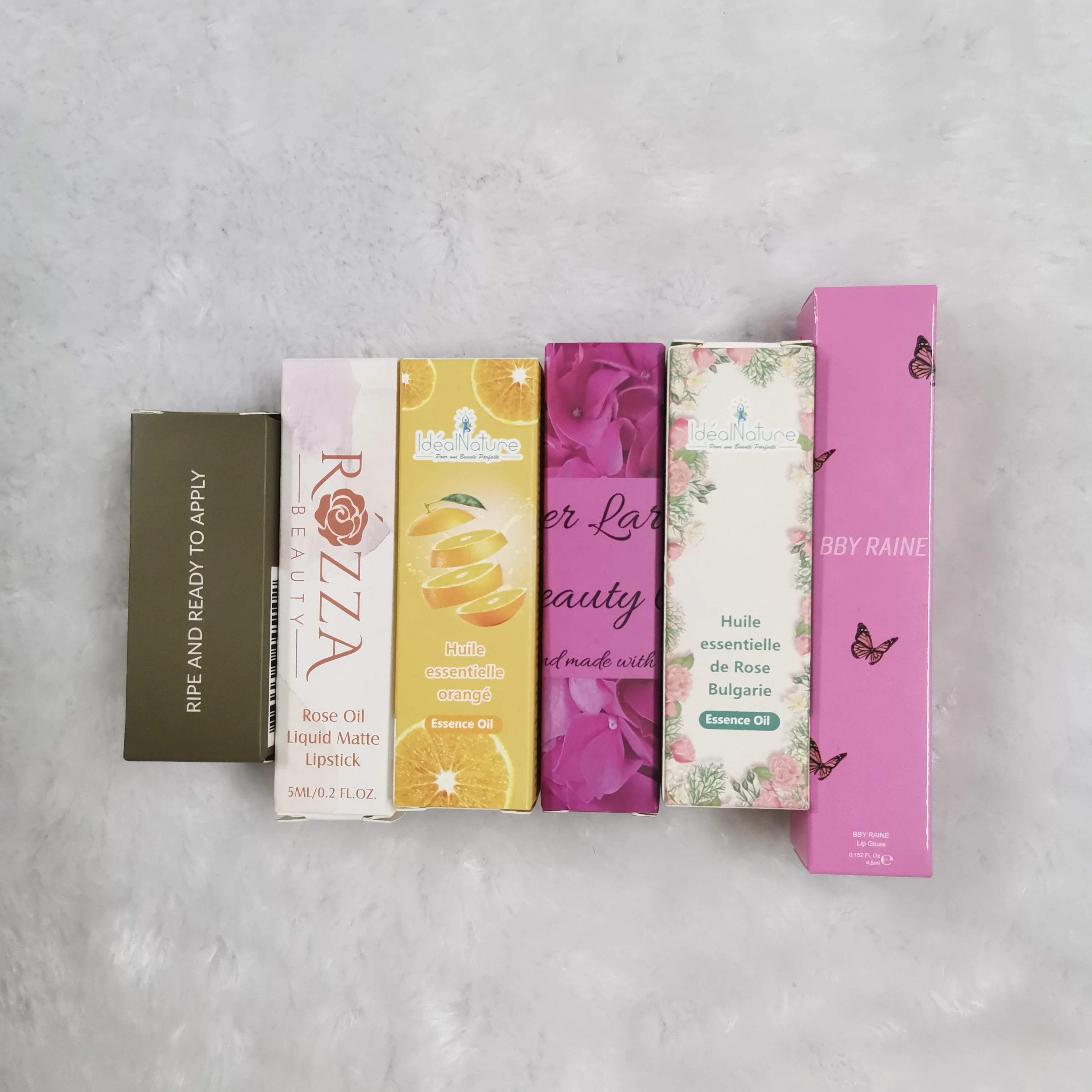 Hohe Qualität Matte Finish Kosmetik Geschenksbox Papierrohr Verpackung für Make-up Sets Gesichtscreme Wimpern Shampoo Hautpflege