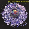 purple heart and cross