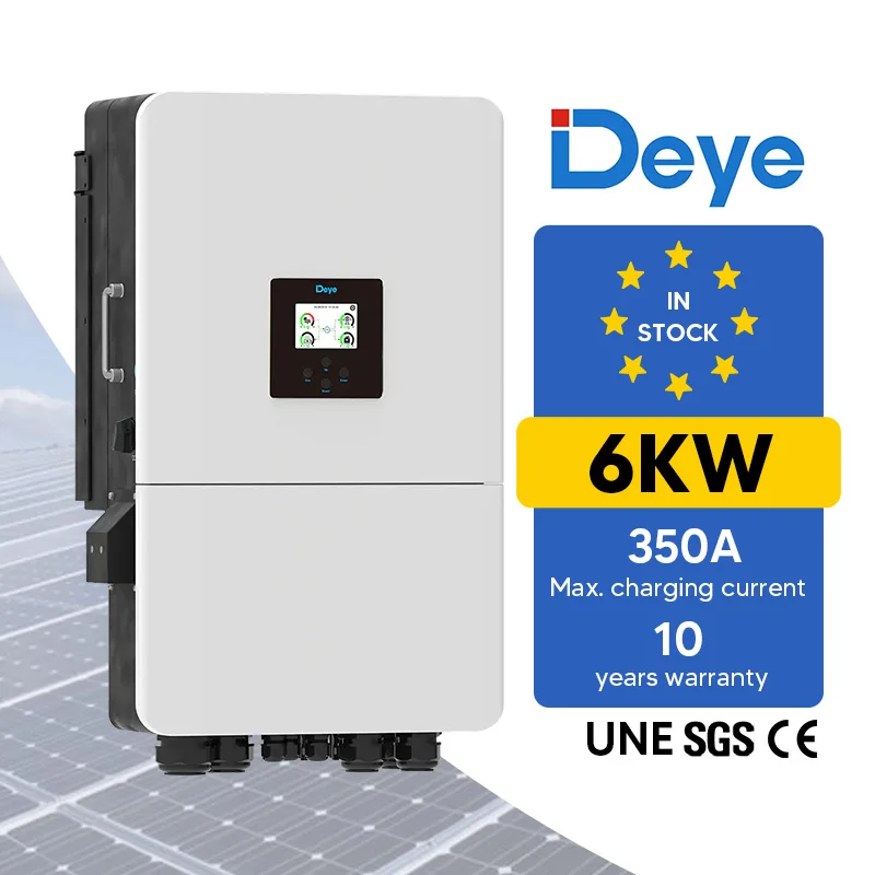 Eu Stock Deye Sun-3/4/5/6/8/10/12K-Sg05Lp3-Eu-Sm2 Pv Inverter 6kw 8kw 10kw 12kw 15kw 20kw Hybrid 3 Phase Solar Inverter