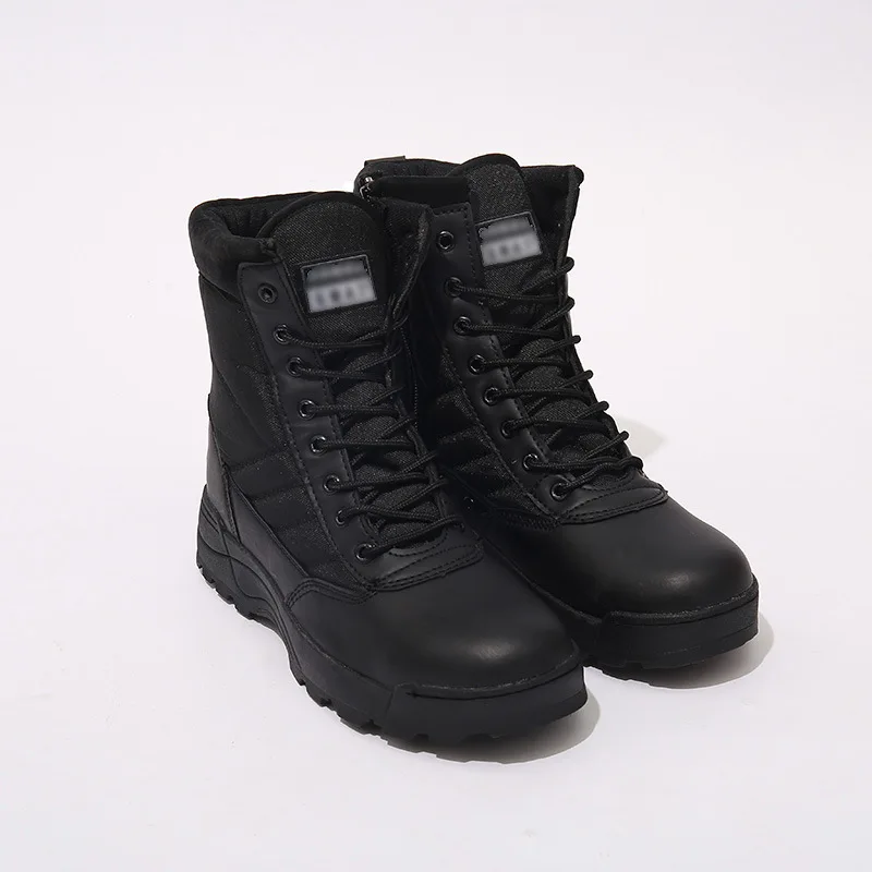 Milforce Black Professional Military Man’s Boots Manufacturer REF: 5217 Size: 9 Milforce Official Army Boots - Durable Camouflage Boots main image 2