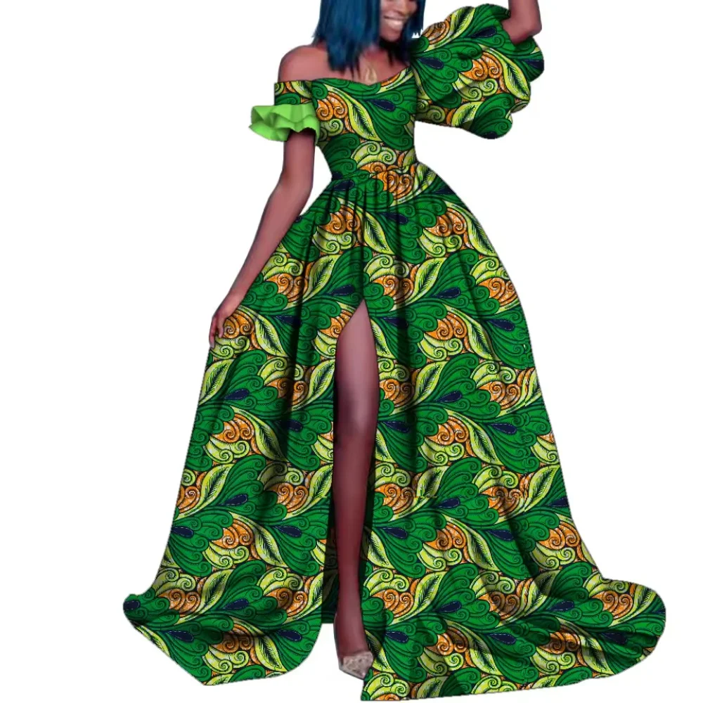 Ankara Fashion African Plus Size Women Dashiki Print Maxi Dresses Split Elegant Party Wear 4984 Ankara Fashion African Plus Size Women Dashiki Print Maxi Dresses Split Elegant Party Wear 4984