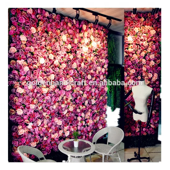 Wedding Decorative Backdrop Panels Artificial peony flower wall