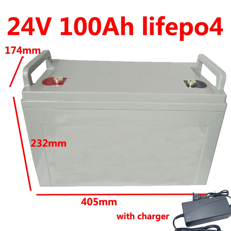 gtk waterproof 24v 100ah lifepo4 battery