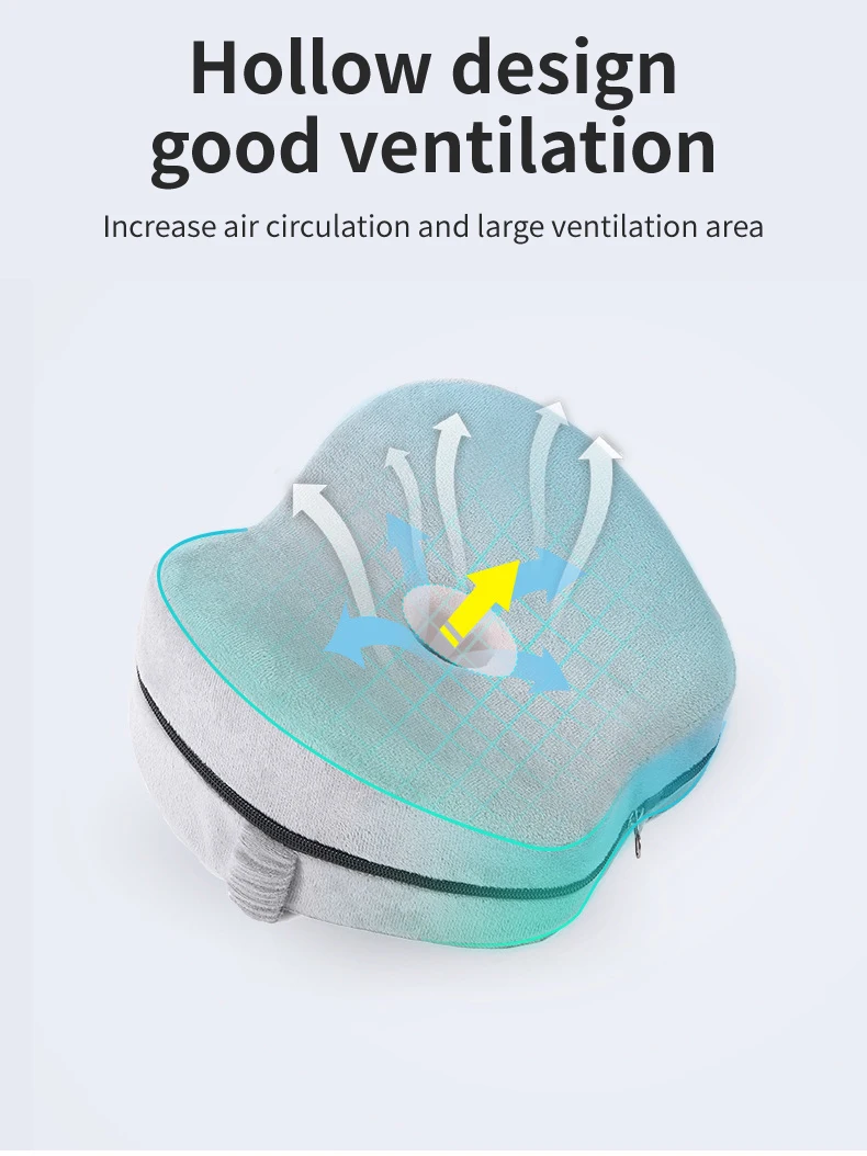 Elevating Leg Rest Pillow Bedding Medical Knee Support Memory Foam Leg