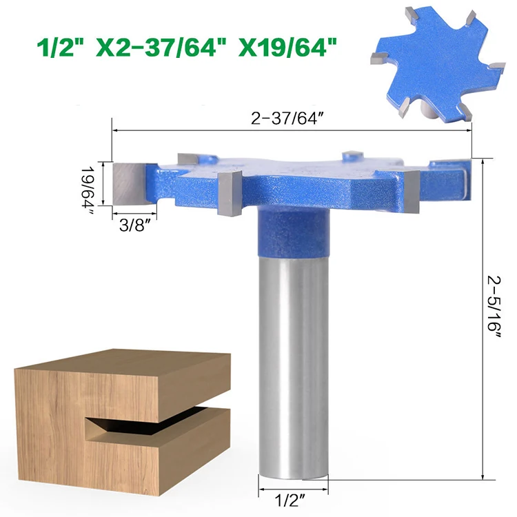 Surfacing Router Bit Carbide Tipped Slab Flattening Router Bit