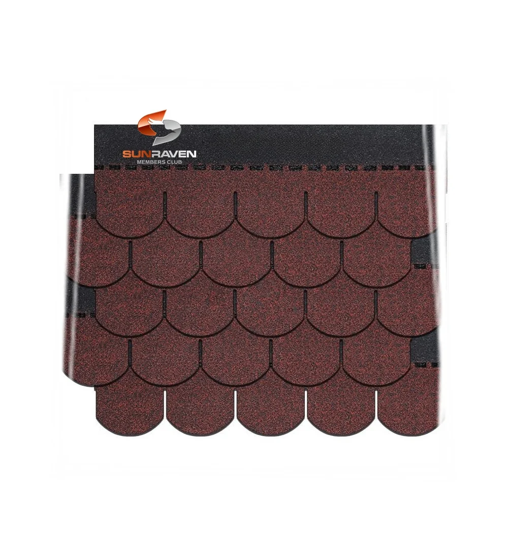Fish Scale Bituminous Tiles Composite Roof Shingles Architectural Asphalt Shingles