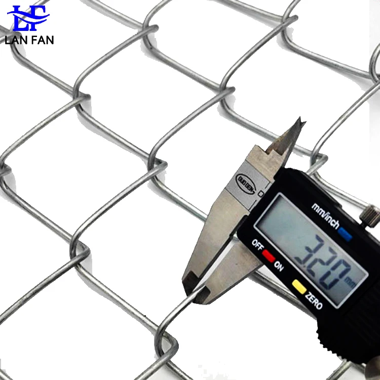 6ft 100 5 Ft Industry Chain Link Fence Galvanized Diamond Outdoor Steel Fence