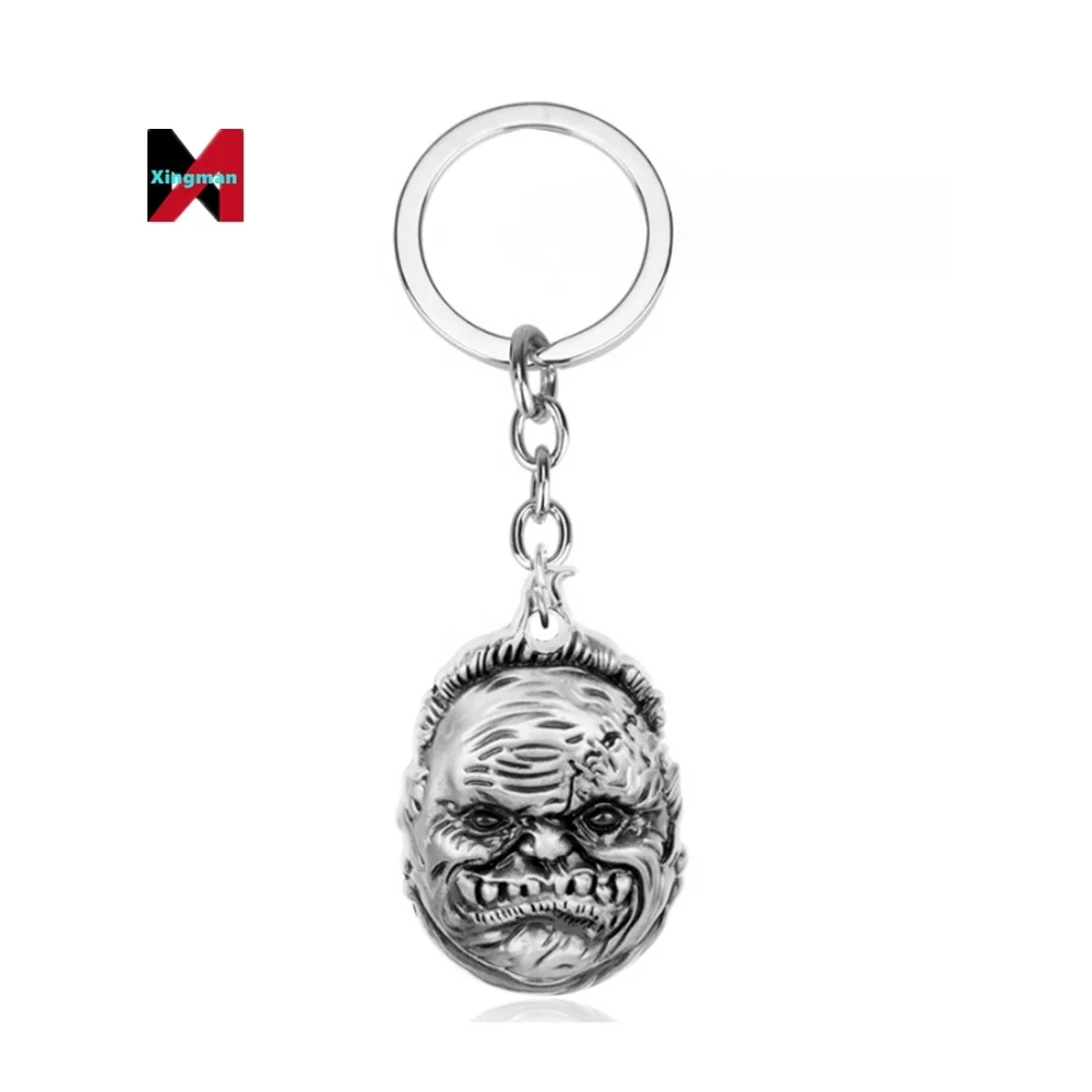 Factory Metal Key Chain Game Vintage Dota 2 Logo Alloy Metal Pendant Keychain for Man Car
