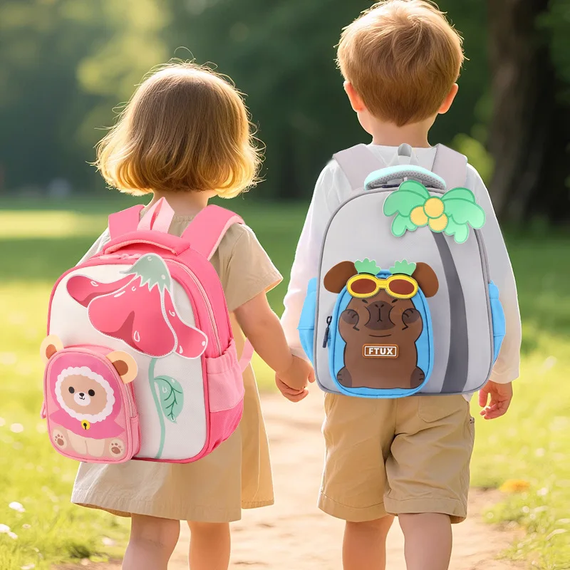 2026 Kindergarten Schoolbag Unisex 3-5 Years Old Baby Small Children's Backpack Cute Car aperçu 3