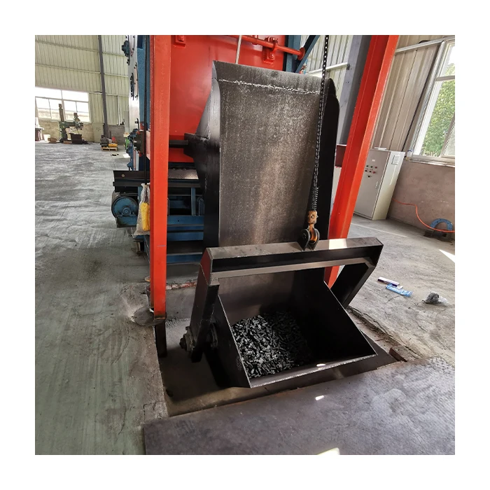 Automatic Electric Portable Steel Plate Surface Cleaning Drum Shot Peening Machine Burnishing Function Siemens PLC Motor for
