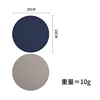 Posavasos de doble cara azul y gris claro