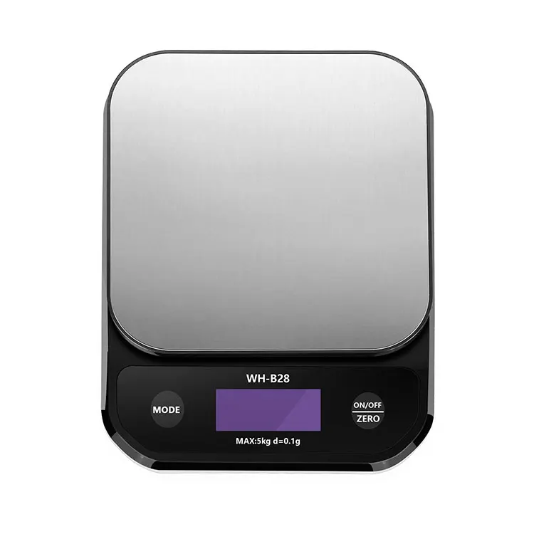 Balance de cuisine numérique LCD étanche à l'USB rechargeable 10 kg pour alimentation