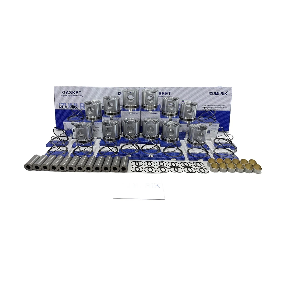 IZUMI RIK D9512 Piston & Piston Ring Set for Liebherr Diesel Engine Parts