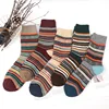 Fishbone (thick line) men's socks