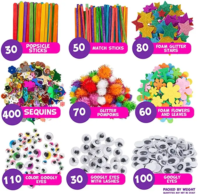 1500pcs diy art craft sets supplies