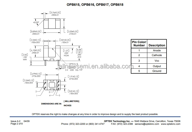 OPB625 1-2