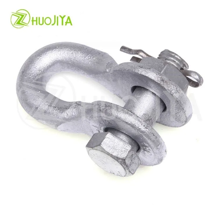 Rigging Grillete Drop Forged Galvanized Steel G2130 Anchor Bow Shackle ...