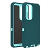 dark green +light blue