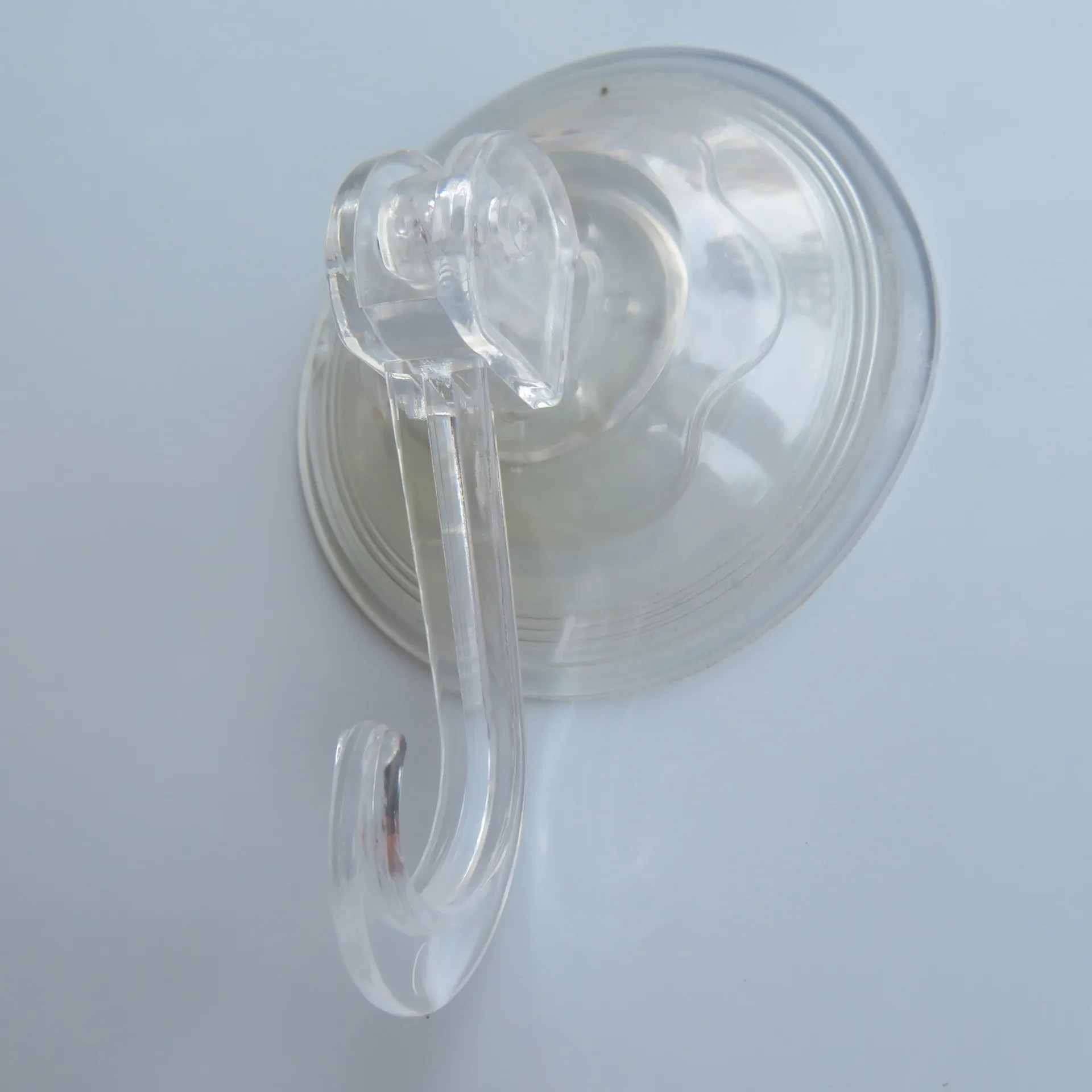 Transparent vacuum suction cup hook Perforation-free bathroom PC Bathroom kitchen wall Strong suction cup hook