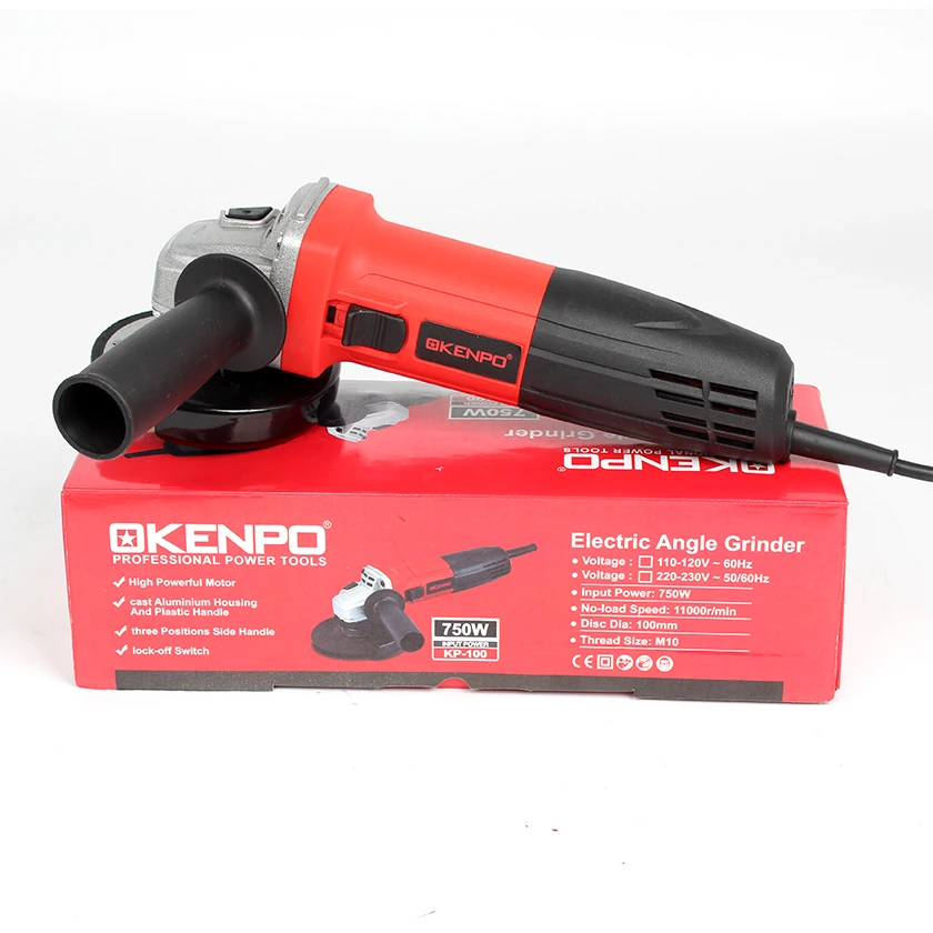 Top Quality Professional Mini 100mm Brushless Power Tools Machine Handheld  110V 4 Inch Portable Electric Angle Grinder