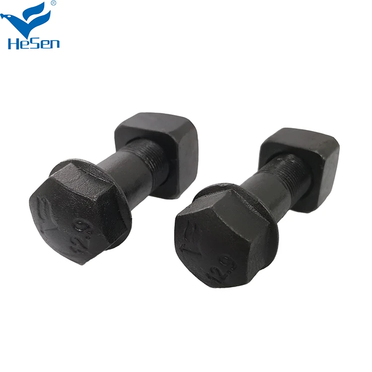Track Crawler Excavator EX200 Bolt And Nut Track Chain Bolt Nut For Track Shoe