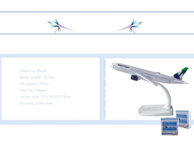 Customized Logo 1:200 Scale Diecast Resin Model Plane Decoration Cargo Airforce Fedex Dhl Airplane Aircraft Toy With Stand