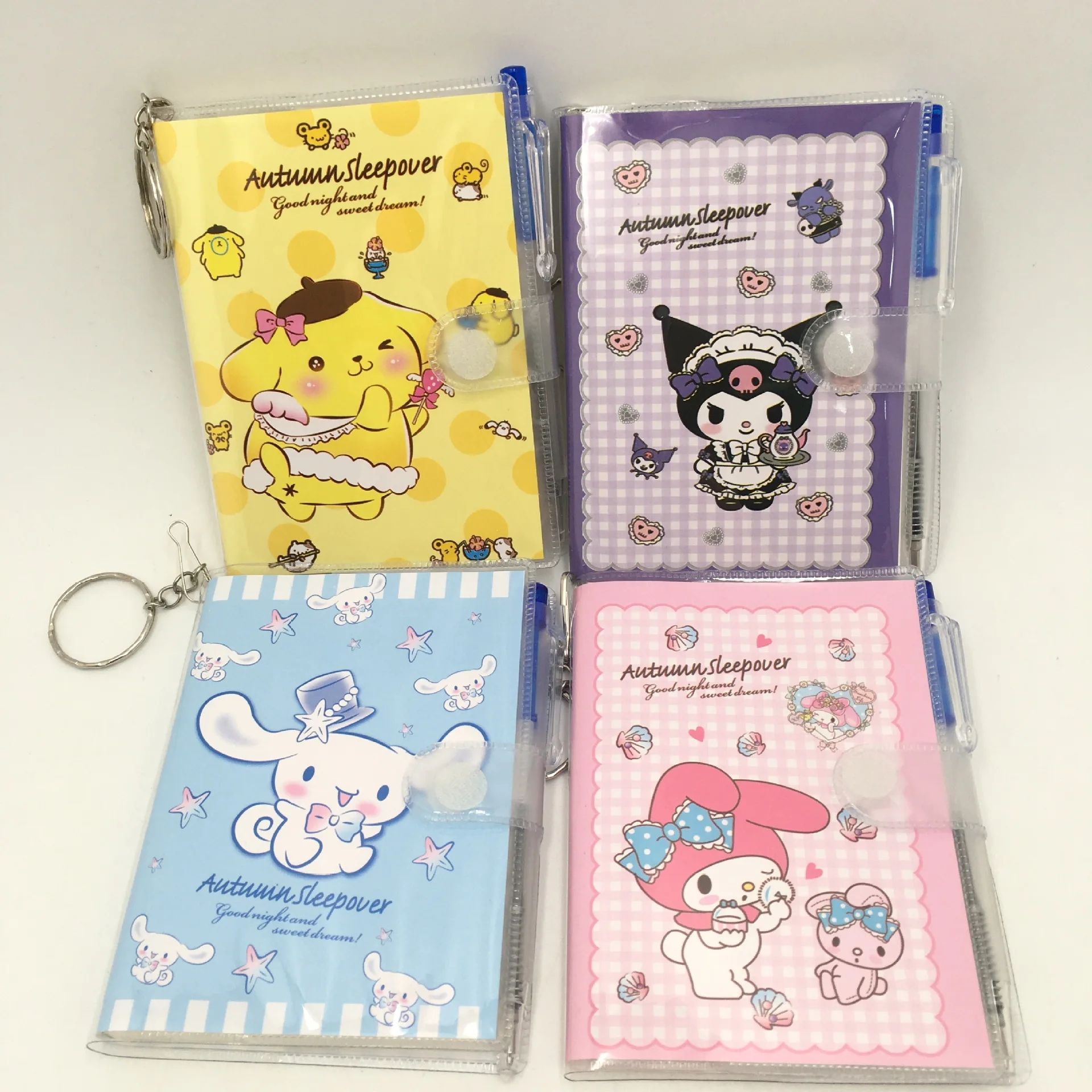 Sanrio Kuromi Mymelody Cinnamoroll Pompompurin Notebook San-rio ...