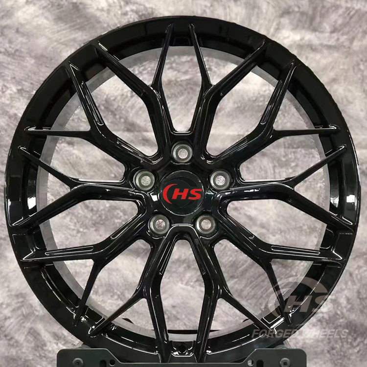 18 19 20 21 22 24Inch Wheel 1-Piece Gloss Black Car Forged Wheels Rims ...