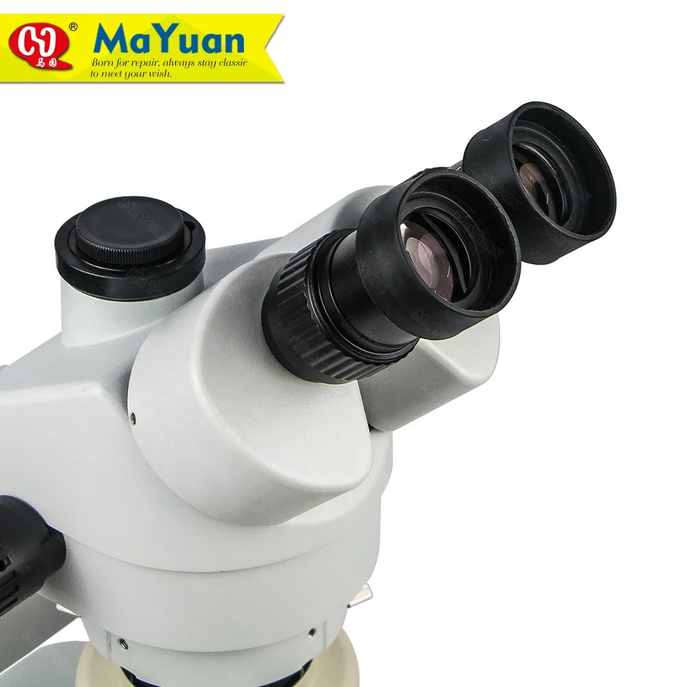 Industrial Trinocular Stereo Continuous Zoom Microscope for Phone Repair Soldering
