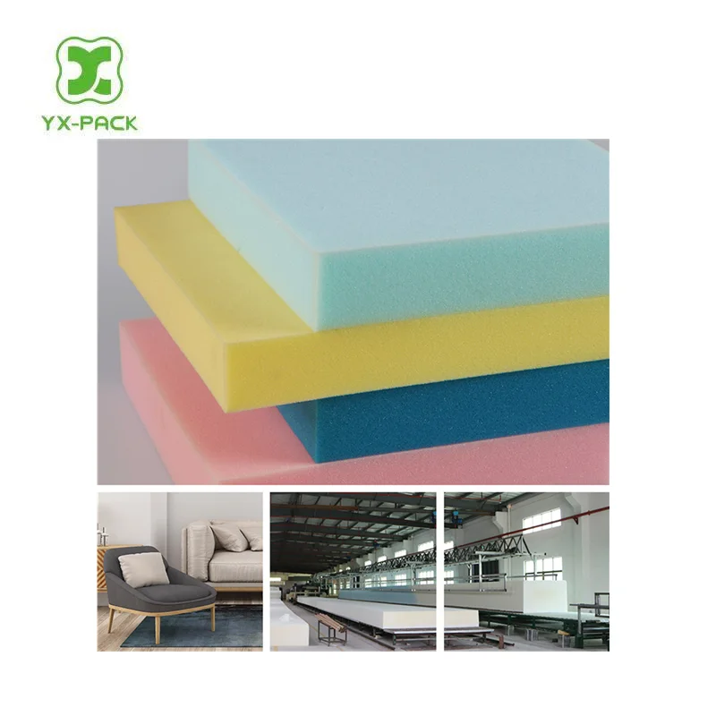 High Density PU Bonded Foam Sheet Sofa Polyurethane Block Sponge Foam for Chair