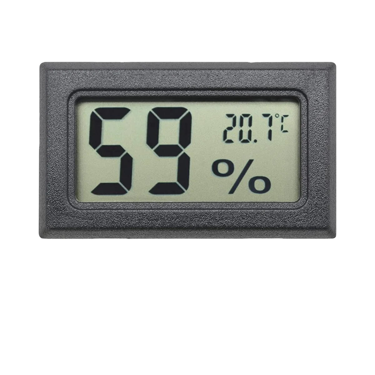 Mini LCD Digital Thermometer Hygrometer, Humidity Temperature Tester Embedded Mini Hygrometer Indoor Room with Batteries