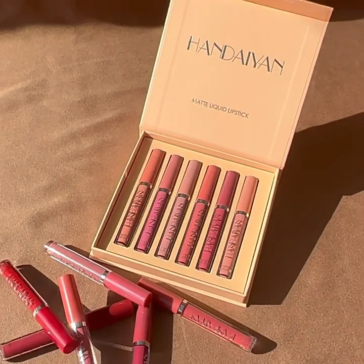 High Quality High Pigment 24H Long Lasting Private Label Vegan Matte Lip Gloss Liquid Lipstick