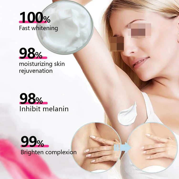 Factory OEM Underarm Glutathione Skin Whitening Cream Made In