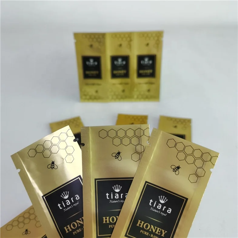 Mini Pocket Small Coffee Packaging Individual Coffee Powder Milk Honey Packaging Bags Sachet