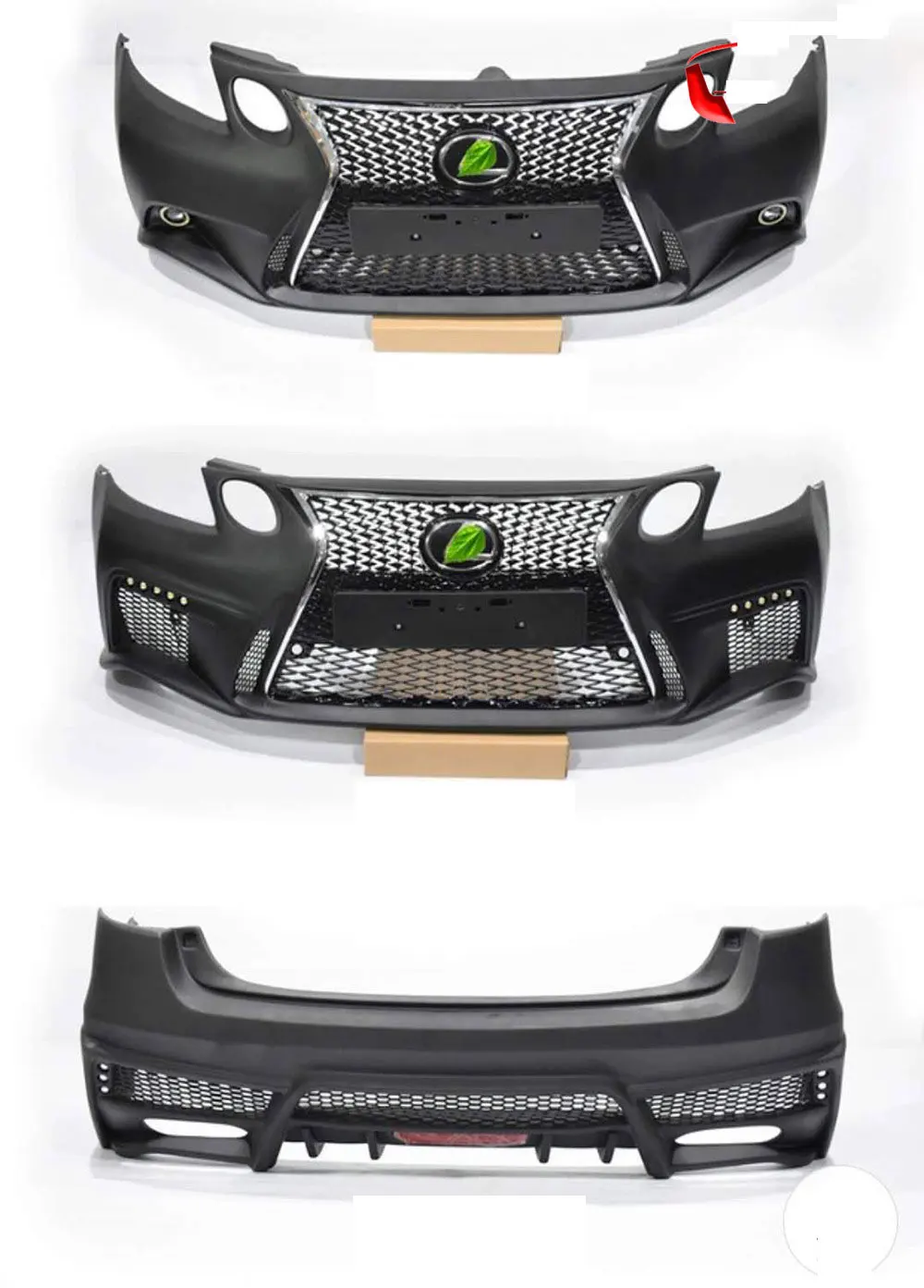 Auto Parts Factory Bumper Style Front Rear Bumper Conversion For Lexus