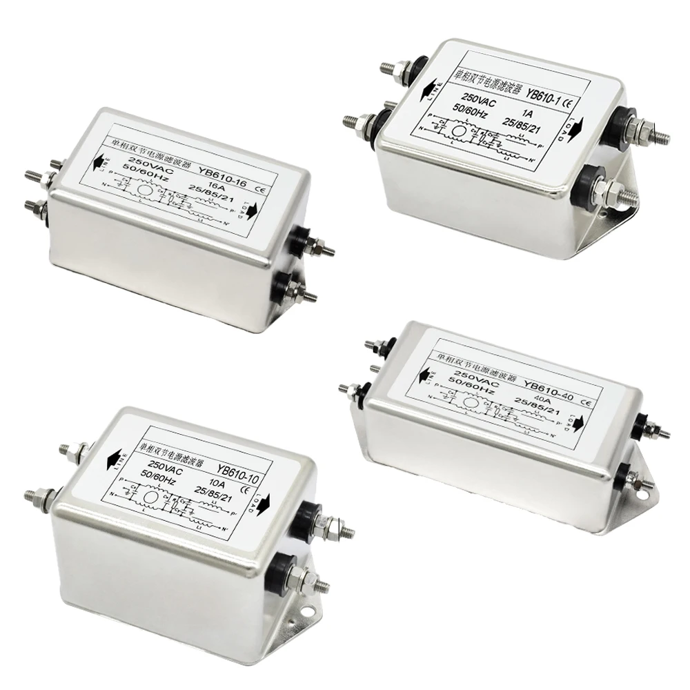High-Performance 250V 1A-100A Three-Section Power EMI EMC Filter Cost-Effective LV Products