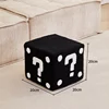 Question mark stool - black trumpet