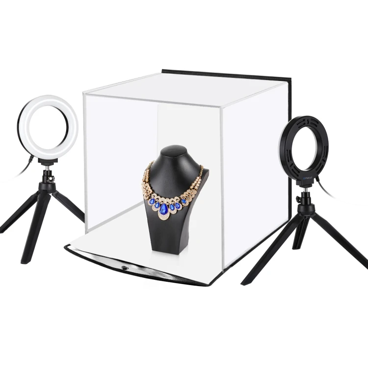 30cm Photo Studio Box Puluz Portable Ring Light Foldable Photo Box