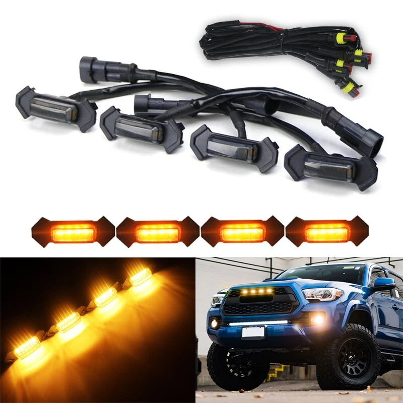 Keen 12v Led Grille Light Drl For Toyota Tacoma W/trd 2016 -up Car ...