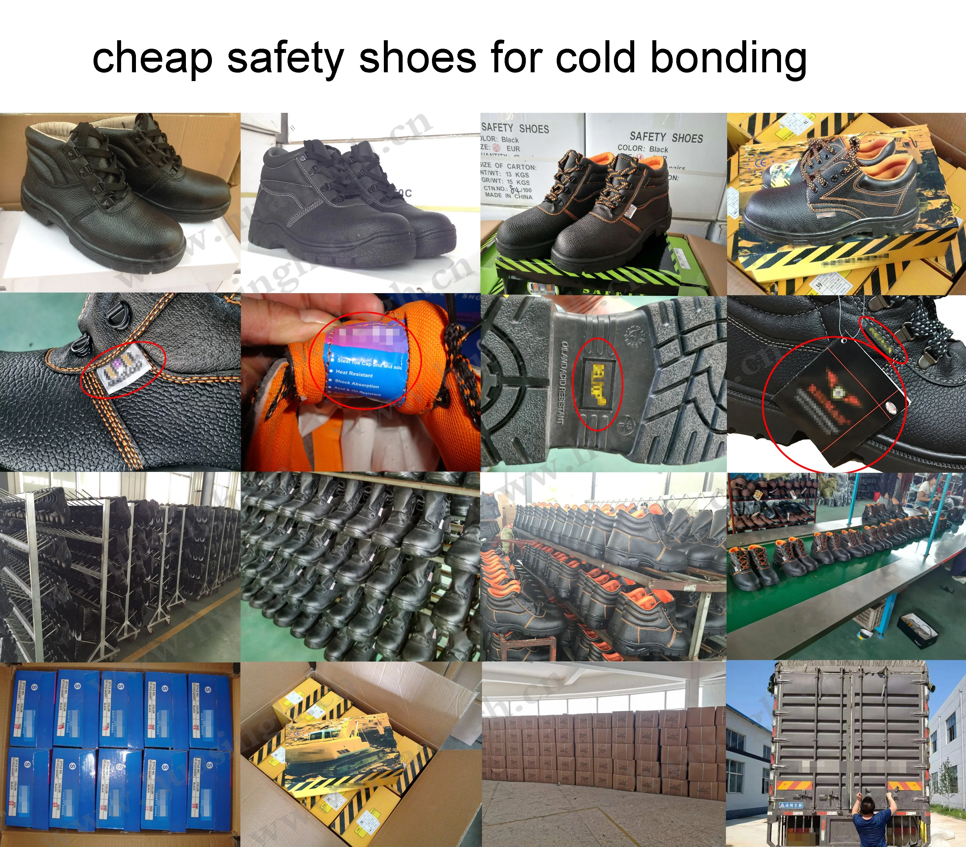 cold bonding safety shoes 