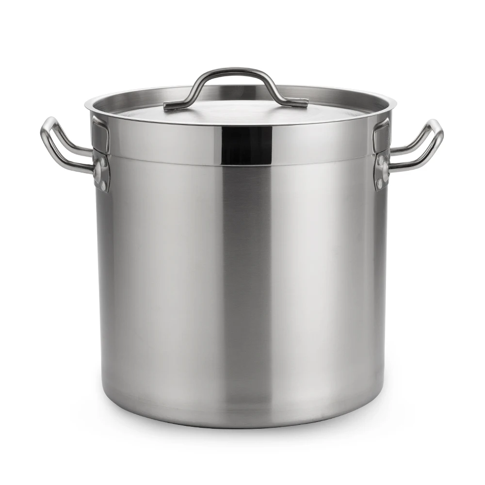 Large Capacity 30cm/12.7 Litres Stainless Steel Saucepan Single Handle Soup  Pot with Cover Soup 