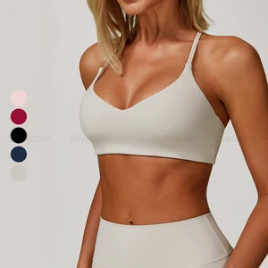 Custom Logo Workout Clothing Women Bra Manufacturer New Arrival Sportswear Gym Bra Yoga Wear Outfit Sport Bra Active Wear