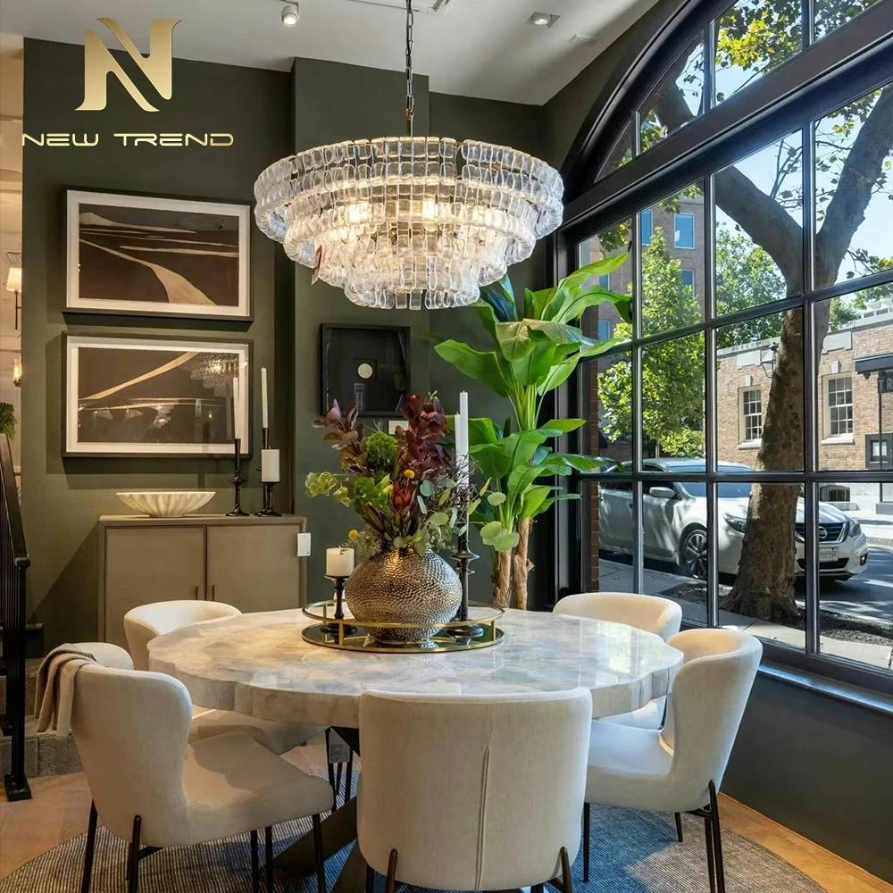 CPL-459 Bespoke Brass & Glass Lantern Chandelier | Custom High Ceiling Project Lighting for Hotel Foyer Glass Chandelier