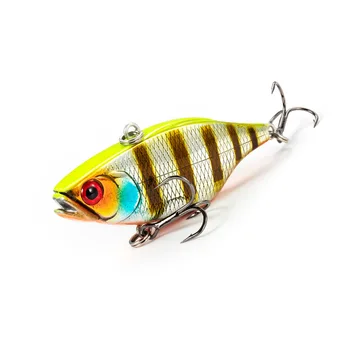 Lure Bait Sinking VIB High-Frequency Vibrating with Rattle Beads Stainless Steel 6cm 12g Artificial Hard Bait Without Hooks – Hard Lure – view 2