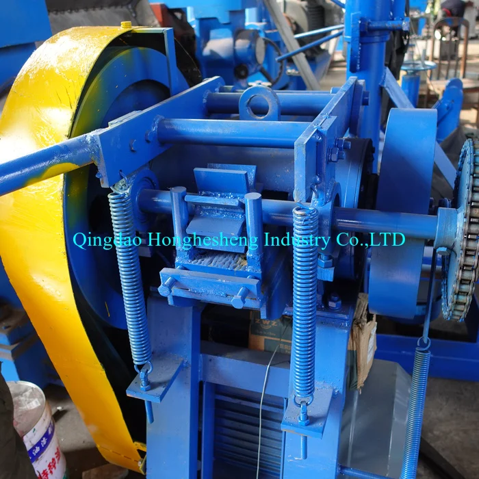 waste tire block cutter standard equipment