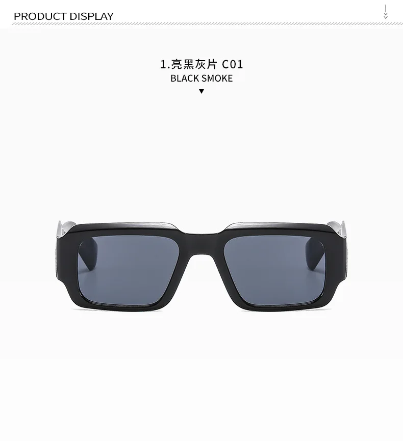 Men's High-End Trendy Black Sunglasses - 3766 Fashionable